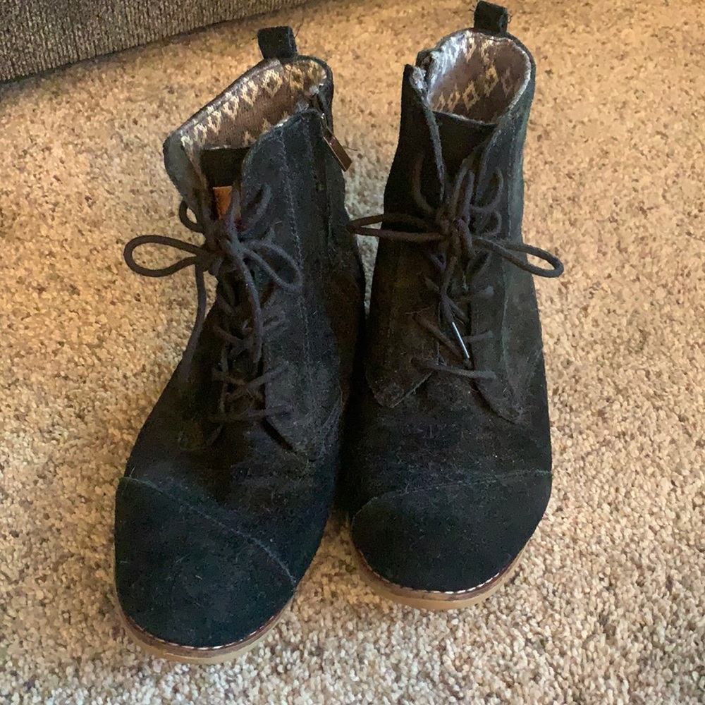 TOMS combat boots